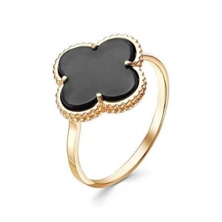 Черное кольцо Van Cleef